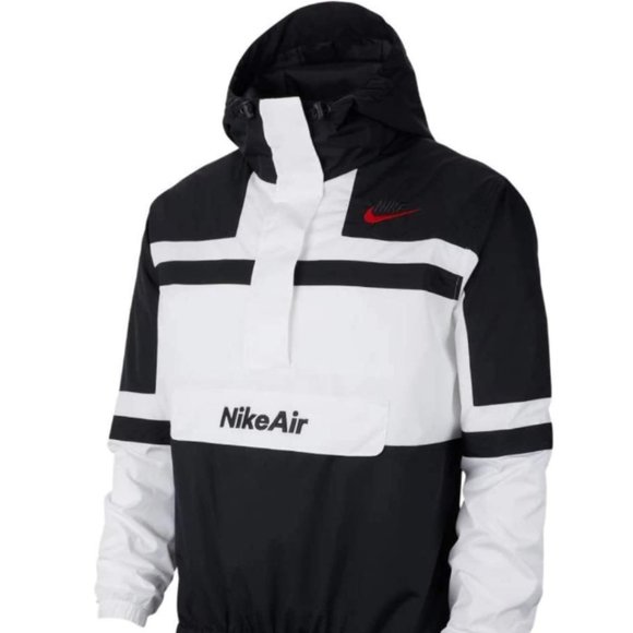 nike air woven half zip